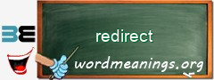 WordMeaning blackboard for redirect